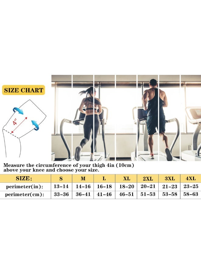 كوبر دعامة الركبة النحاسية للرجال والنساء (عبوة من 2)، سترة ضغط الركبة لتخفيف آلام الركبة، التهاب المفاصل، تمزق الرباط الصليبي الأمامي، تمزق الغضروف، تخفيف آلام المفاصل، دعم الركبة للجري، تمارين اللياقة البدنية. - Image 4